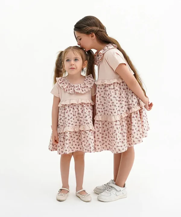 پیراهن آمبر شکوفه - پوشاک ملورینا