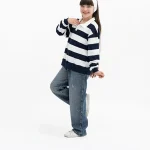 بلوز بافت راه راه - پوشاک ملورینا