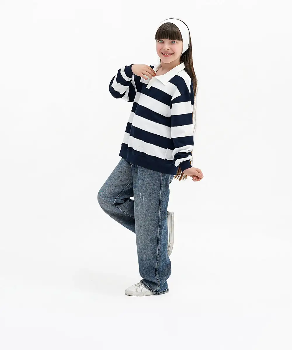 بلوز بافت راه راه - پوشاک ملورینا