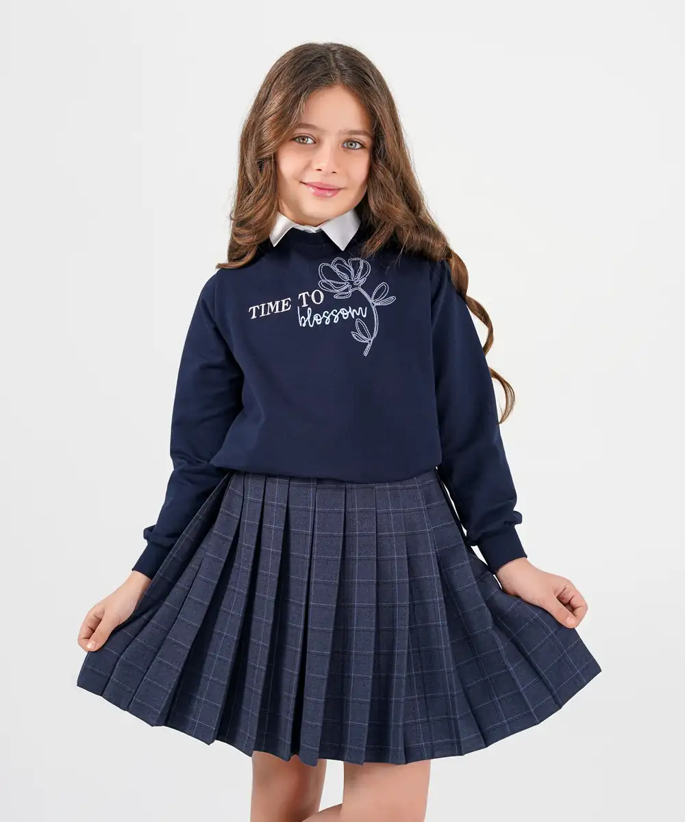 blossom دامن پلیسه - پوشاک ملورینا