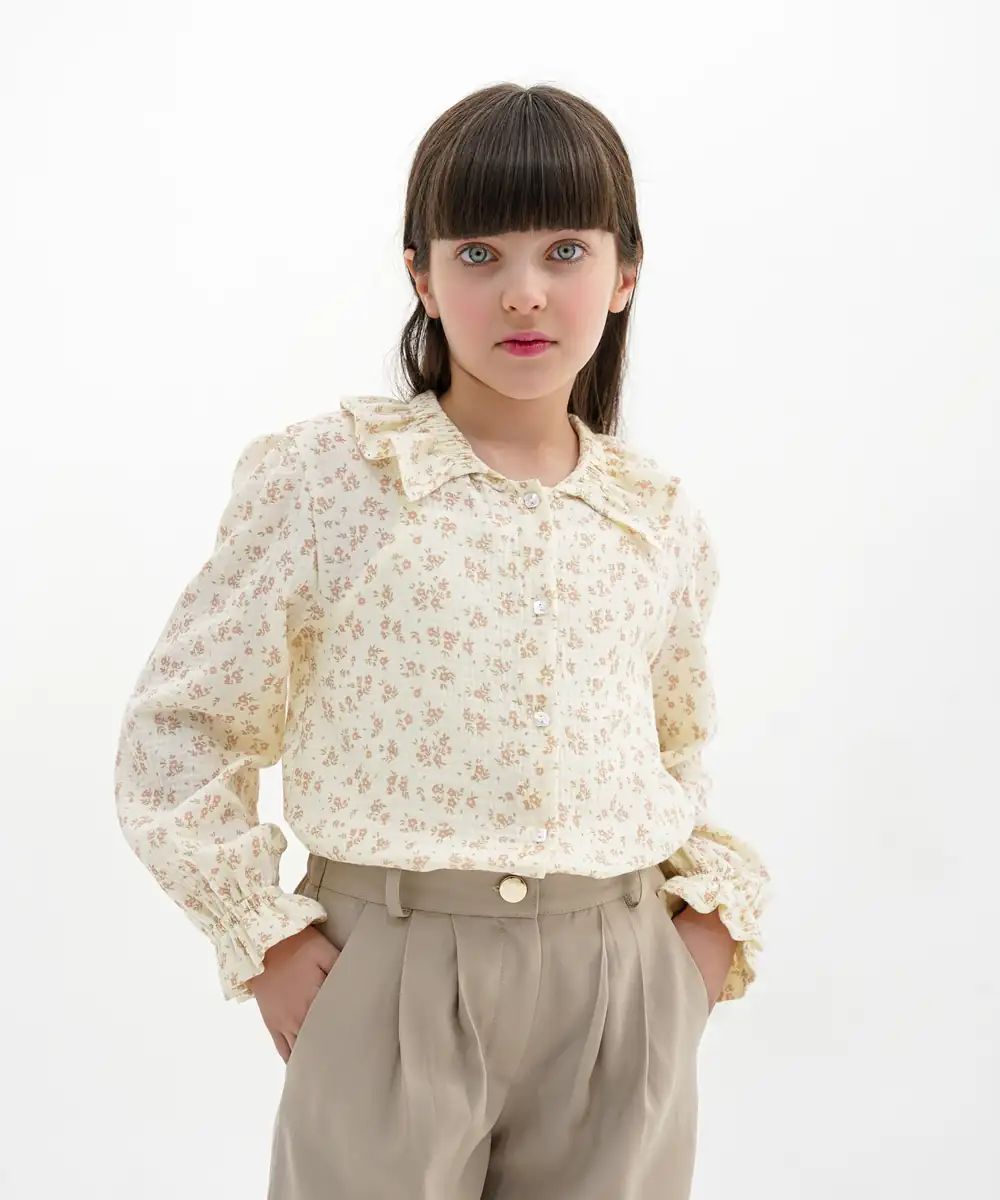 LiLi شومیز موسلین - پوشاک ملورینا