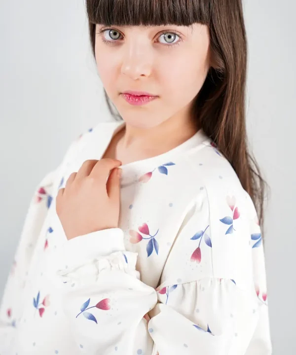 بلوز قلب آبرنگی - پوشاک ملورینا