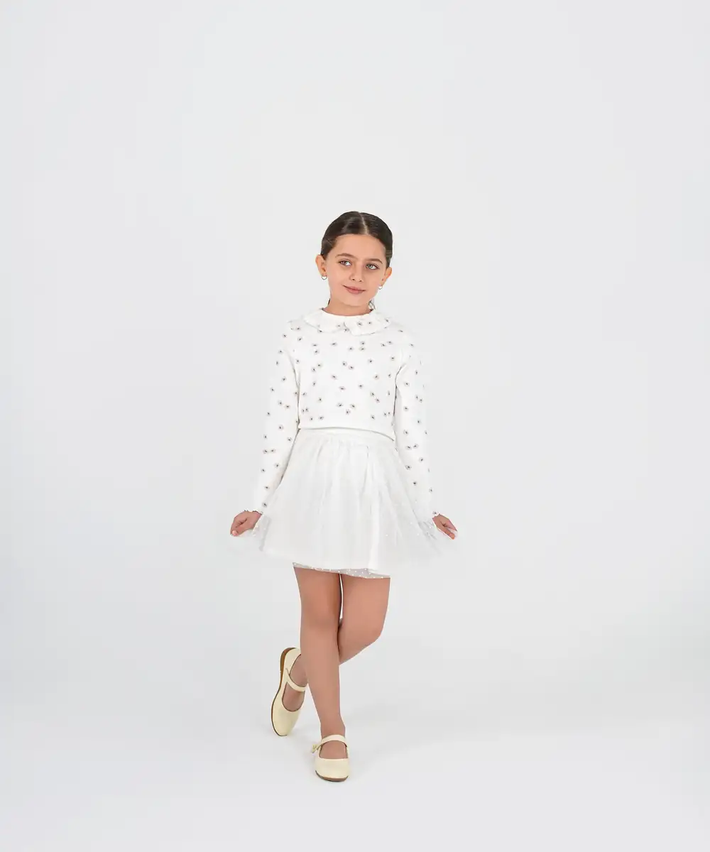 بلوز گلدار نسترن - پوشاک ملورینا