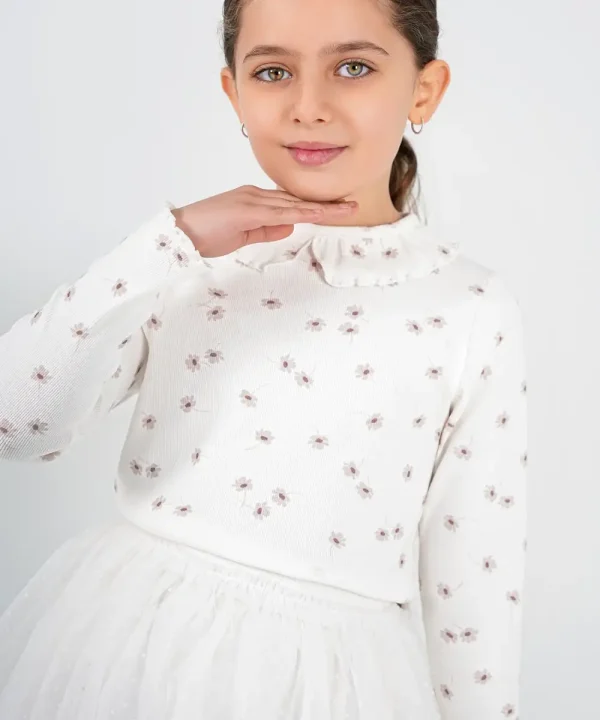 بلوز گلدار نسترن - پوشاک ملورینا