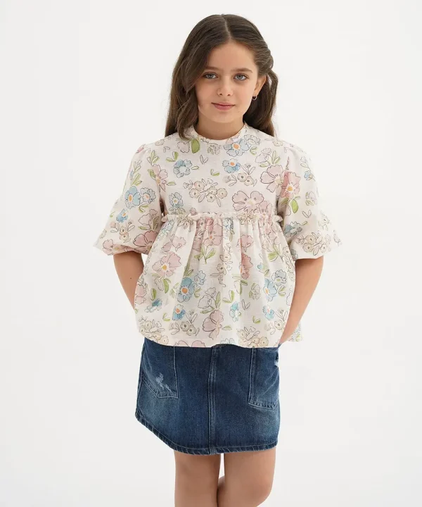 شومیز آستین فانوسی - پوشاک ملورینا