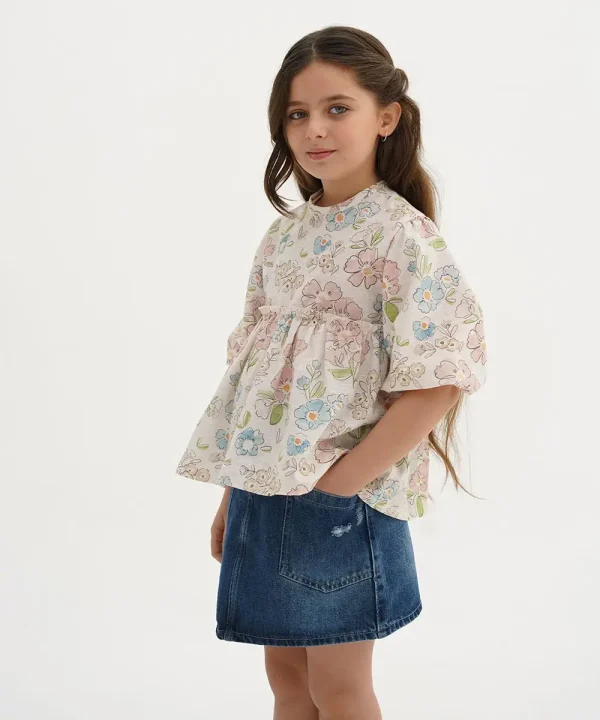 شومیز آستین فانوسی - پوشاک ملورینا