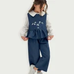 ست ژیله و شلوار تنسل - پوشاک ملورینا