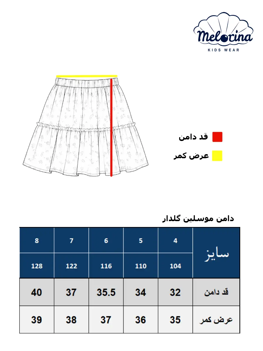 Floral muslin skirt table